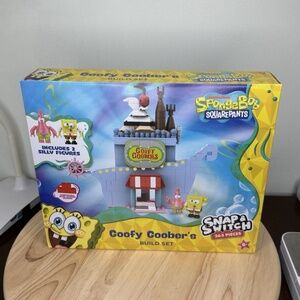 RARE SpongeBob SquarePants Goofy Goober’s Build Set Snap & Switch Kids Toy NEW